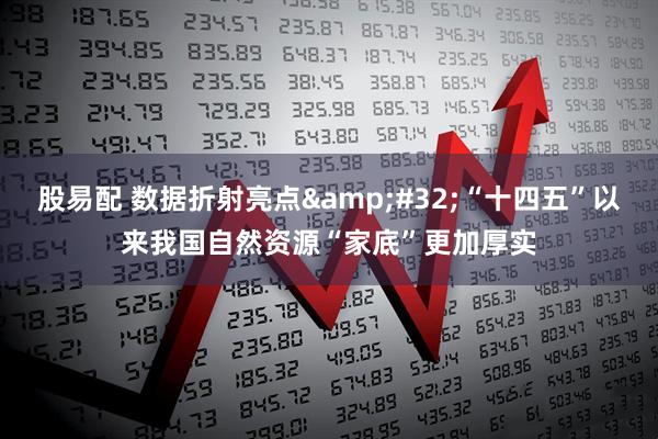 股易配 数据折射亮点 “十四五”以来我国自然资源“家底”更加厚实