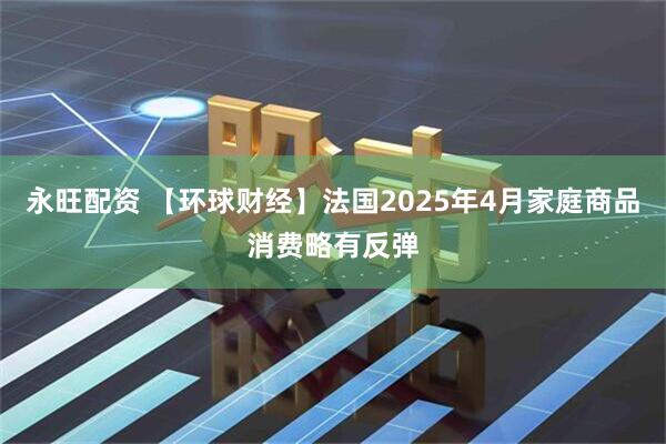永旺配资 【环球财经】法国2025年4月家庭商品消费略有反弹